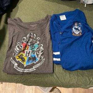 Harry Potter Bundle - T-Shirt and Ravenclaw Cardigan